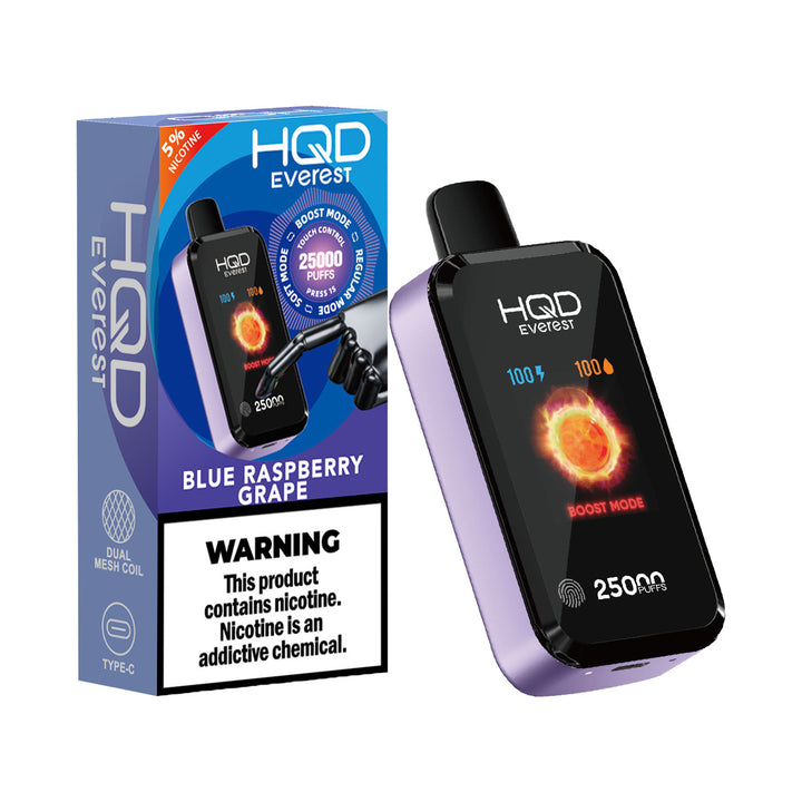 HQD Everest Blue Raspberry Grape