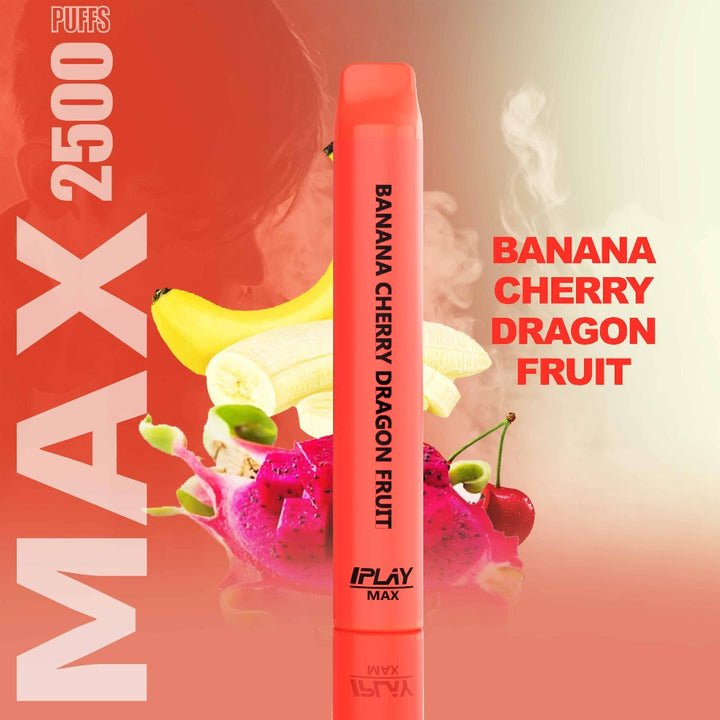 I PLAY IPLAY I-PLAY MAX BANANA CHERRY DRAGON FRUIT MENUDEO Y MAYOREO