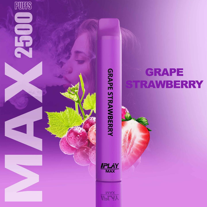 I PLAY IPLAY I-PLAY MAX GRAPE STRAWBERRY MENUDEO Y MAYOREO