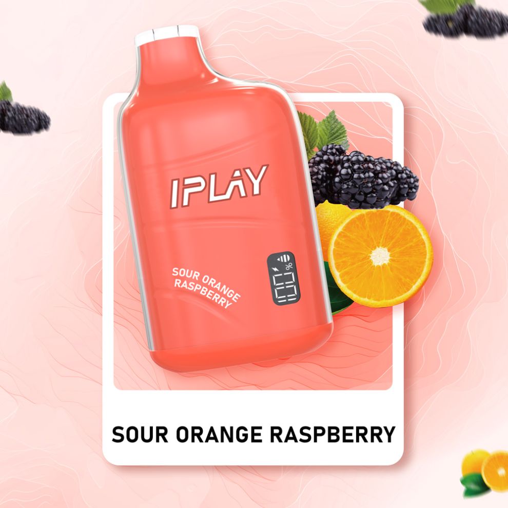 I PLAY i-PLAY IPLAY VIBAR SOUR ORANGE RASPBERRY VENTA MENUDEO Y MAYOREO