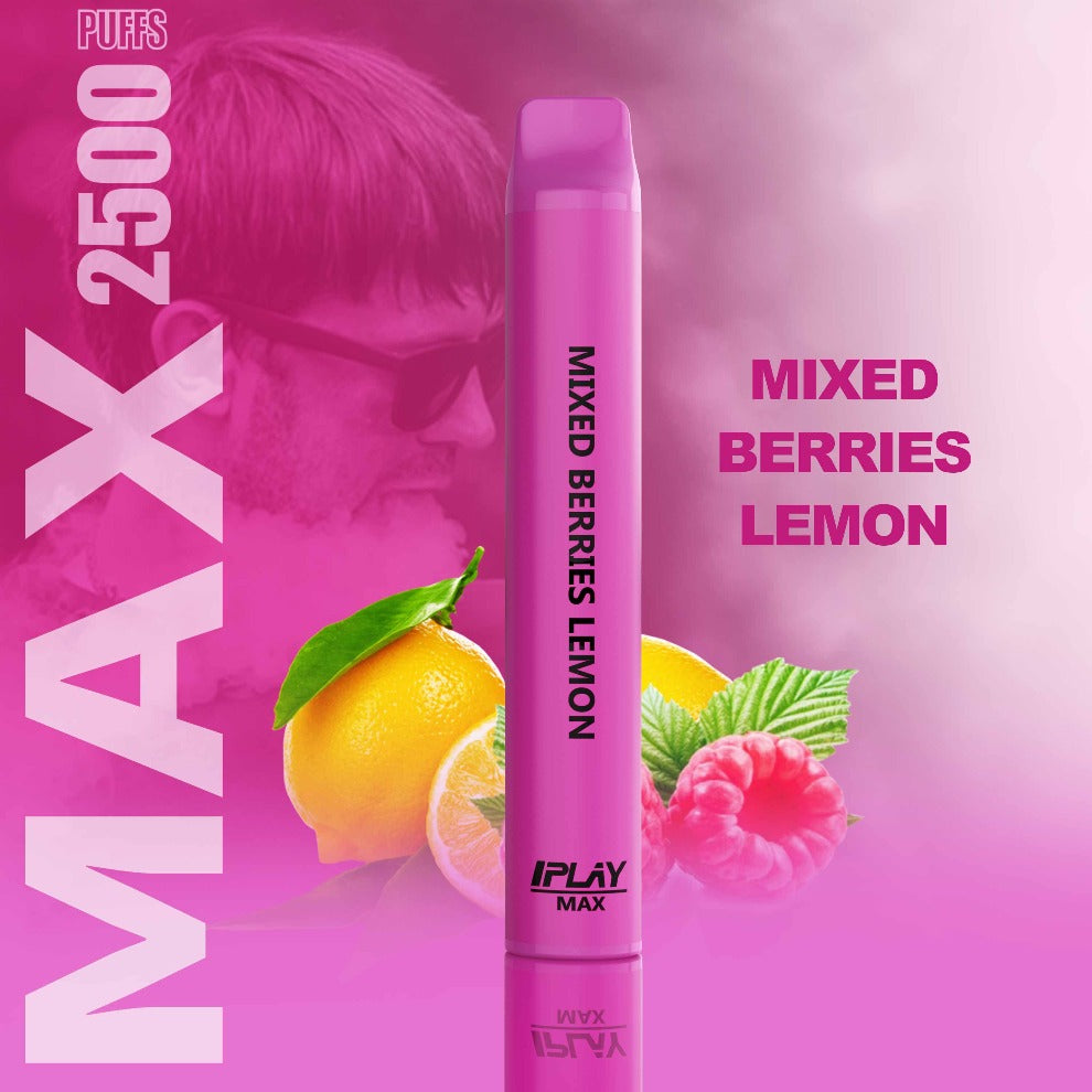 I PLAY IPLAY I-PLAY MAX MIXED BERRIES LEMON MENUDEO Y MAYOREO