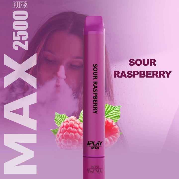 I PLAY IPLAY I-PLAY MAX SOUR RASPBERRY MENUDEO Y MAYOREO