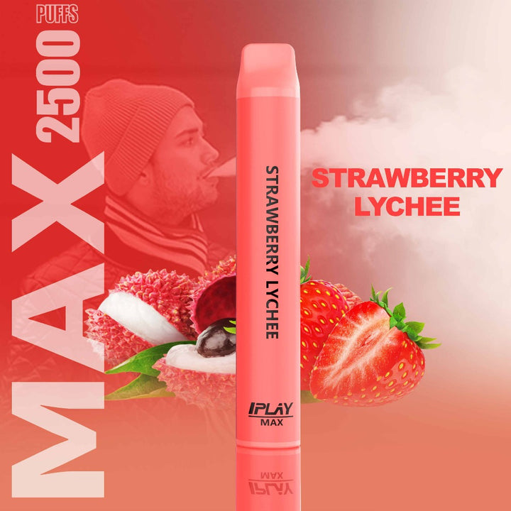 I PLAY IPLAY I-PLAY MAX STRAWBERRY LYCHEE LITCHI MENUDEO Y MAYOREO